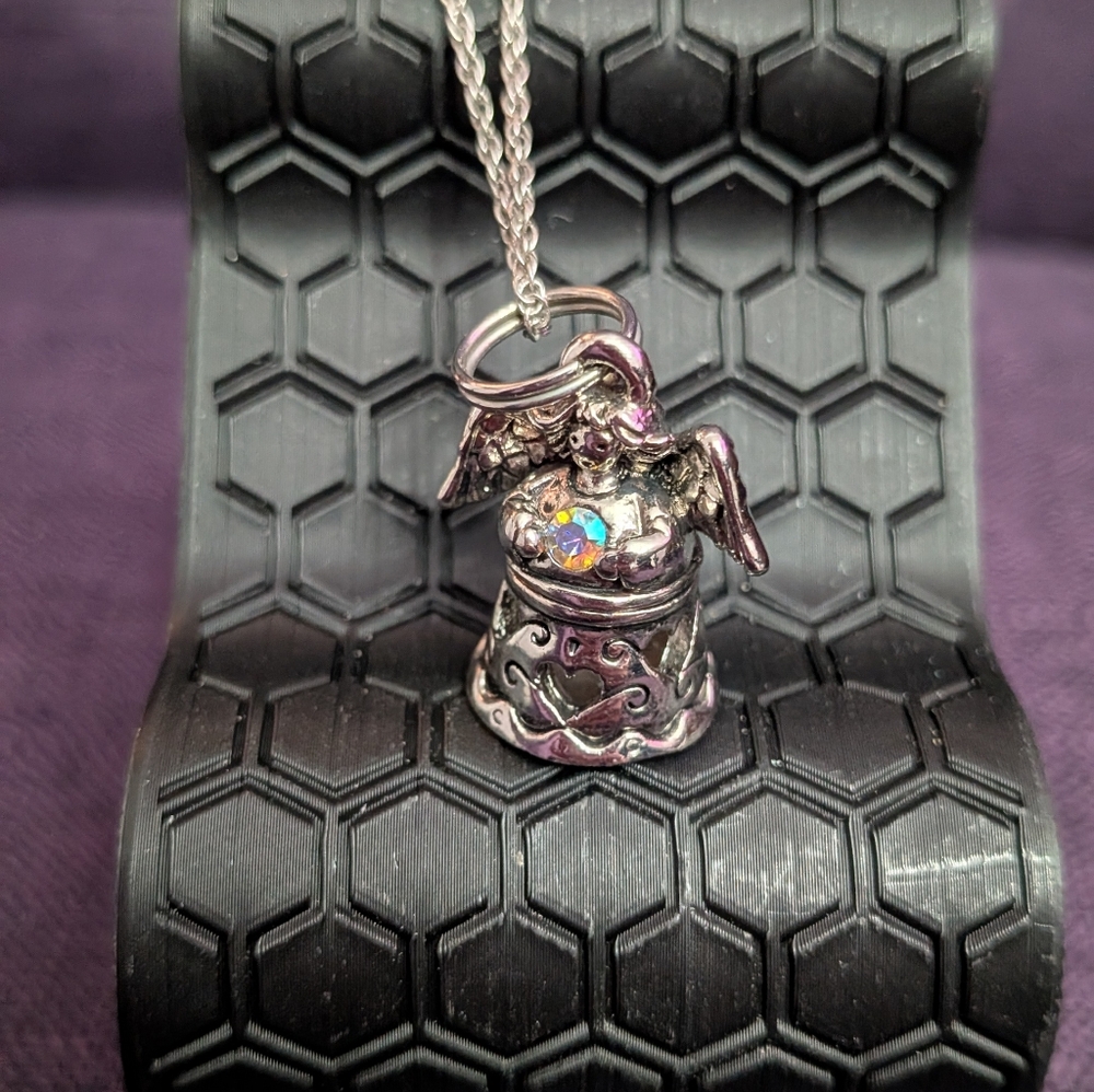 Silver Angel Pendant for Small Pets